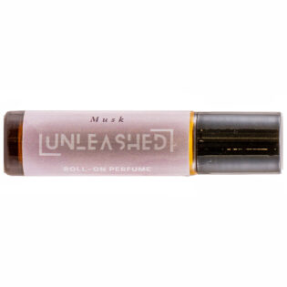 UNLEASHED Musk natural perfume bottle with plant-based musk, white musk, sandalwood and vanilla