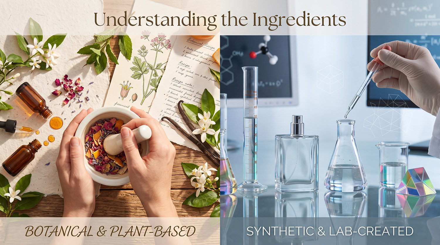 Natural Botanical Fragrances vs Synthetic Ingredients